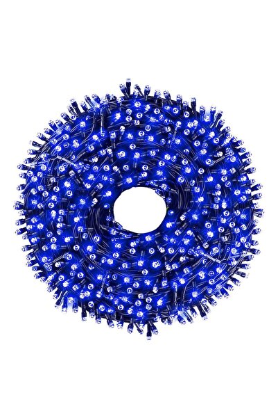OEM Instalație luminoasă liniară de Crăciun, interior/exterior, rolă 30 m, 8 moduri de iluminare, albastru, negru