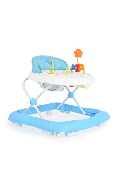 Moni Premergător pentru bebeluși Eko Albastru, roți față pivotante la 360 de ...