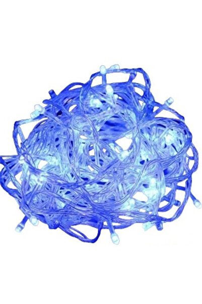 OEM Model țurțurț cu lumini de Crăciun, 10 m, 240 LED-uri, 8 jocuri luminoase, interior/exterior, fir alb, conexiune