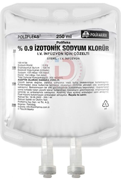 POLİFARMA 250 M İZOTONİK AĞIZ burun temizleme Suyu.