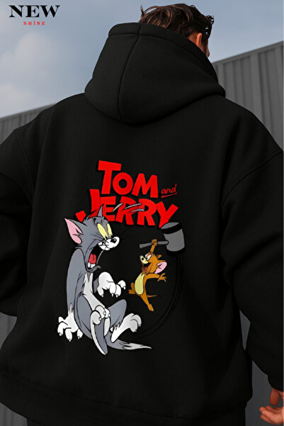 New Shine Hanorac cu imprimeu Tom și Jerry