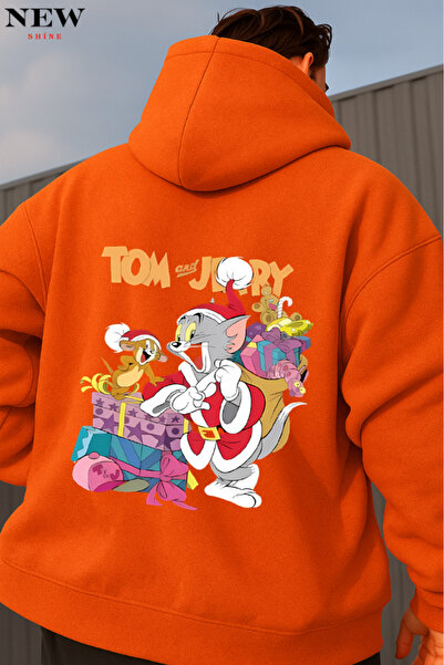 New Shine سويت شيرت بطبعة توم وجيري