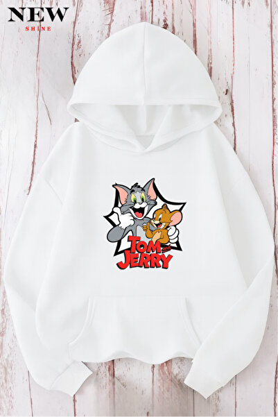 New Shine سويت شيرت بطبعة توم وجيري