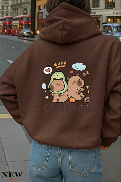 New Shine سويت شيرت كابيبارا مطبوع