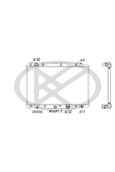 Koyorad Radiator, Honda CR-V ii