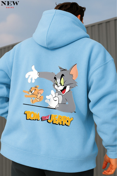 New Shine Hanorac cu imprimeu Tom și Jerry