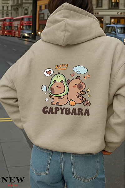 New Shine سويت شيرت كابيبارا مطبوع