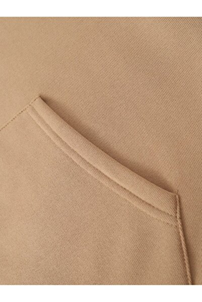MİLANRA Erkek kapüşonlu fermuarlı kışlık sweatshirt