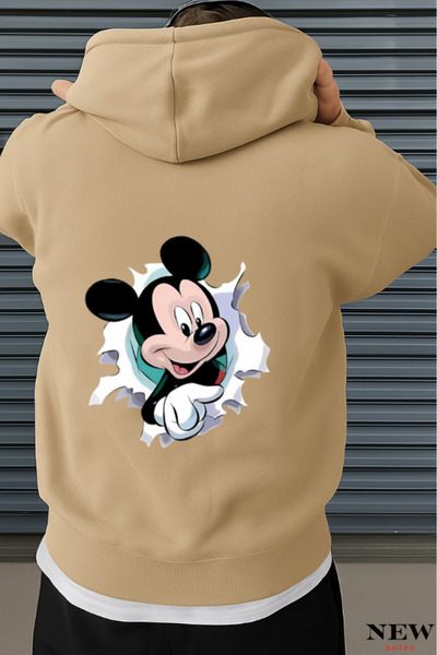 New Shine سترة مطبوعة بشخصيات كرتونية