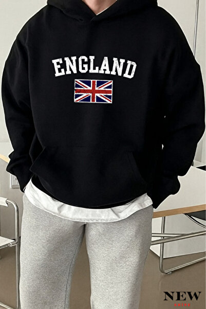 New Shine سويت شيرت مطبوع عليه إنجلترا