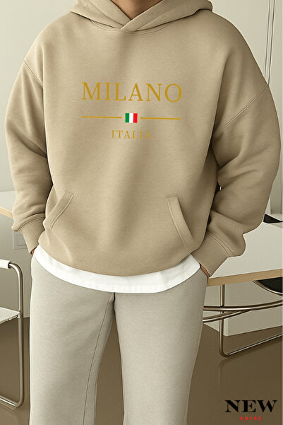 New Shine Hanorac imprimat Milano