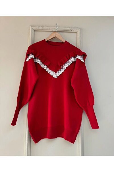 Nessia fisto detaylı triko tunik