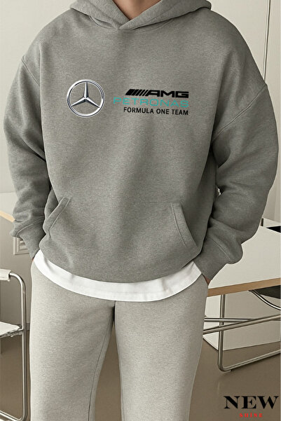 New Shine Hanorac cu glugă imprimat