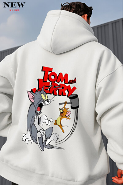 New Shine سويت شيرت بطبعة توم وجيري