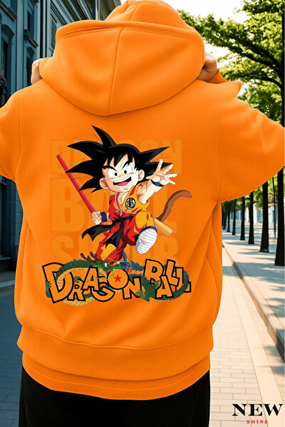 New Shine سويت شيرت مطبوع عليه دراغون بول