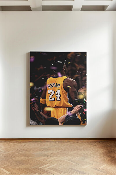 Kanvaspera Kobe Bryant 24 - Kanvas Tablo - Lakers Basketbol Efsanesi Duvar De...