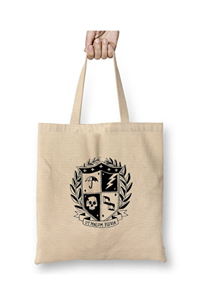 Toyaso حقيبة تسوق من القماش الأبيض من The Umbrella Academy بمقبض طويل وحقيبة ...