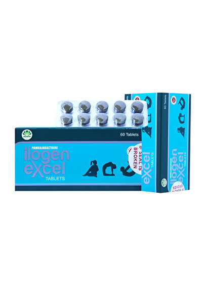 PANKAJAKASTHURI إيلوجين إكسل الهندي الأيورفيدي - 60 قرصًا