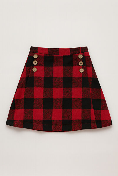 ESİLA KİDS Girl's Skirt Plaid Shorts Skirt 4-14 Years Old
