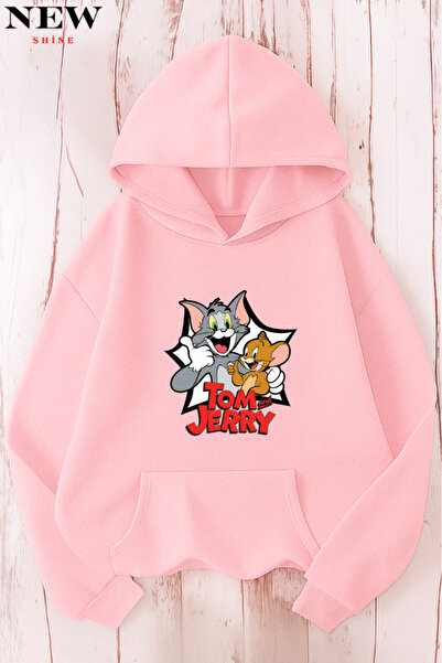 New Shine سويت شيرت بطبعة توم وجيري