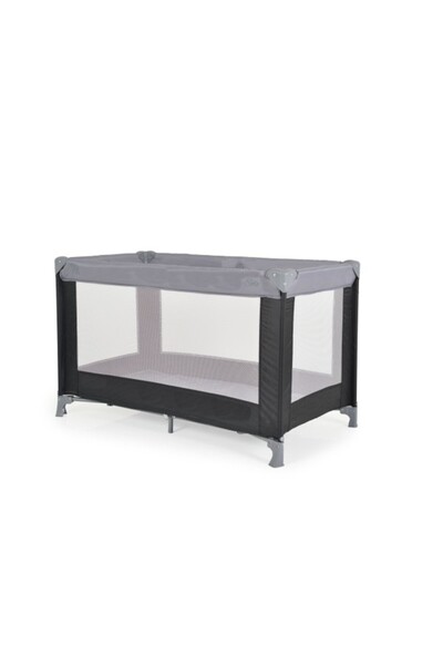 Moni Folding crib with a single height level Solo Grey 120x60 cm, recommended...