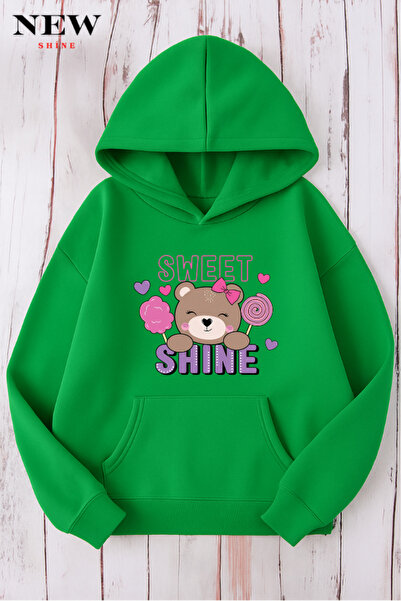 New Shine سويت شيرت مطبوعة من سويت شاين