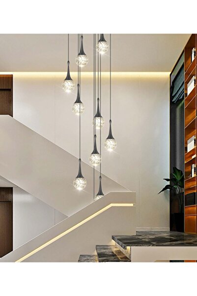 Cristalin Aydınlatma Galeri Boşluğu Led Sarkıt Avize