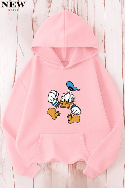 New Shine Суитшърт с принт на патица