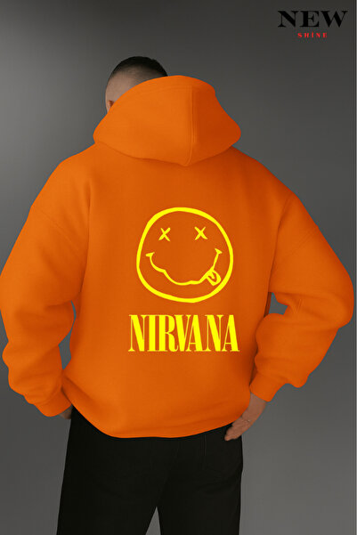 New Shine Hanorac imprimat Nirvana