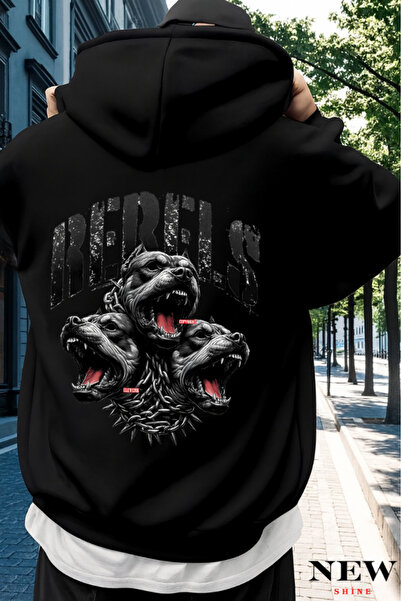 New Shine سويت شيرت مطبوع من بيبلز