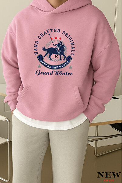 New Shine Grand Winter cu imprimeu Swea tricou