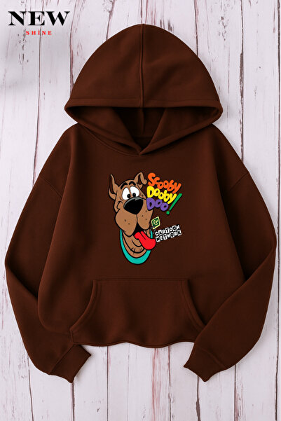 New Shine سويت شيرت مطبوع عليه شخصيات كرتونية