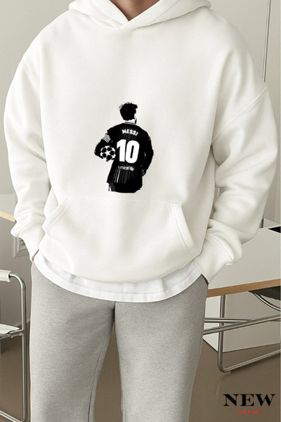 New Shine Hanorac cu imprimeu Messi