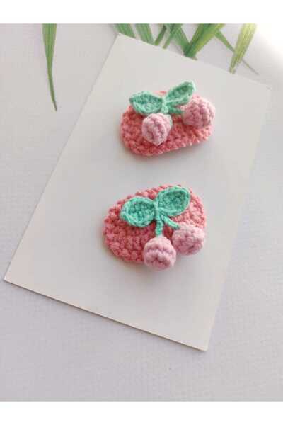 Hand Mother's Since 2024 Hairless Baby Buckle Cherry Set of 2 Handmade Baby G...