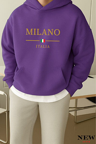 New Shine Миланска блуза с принт