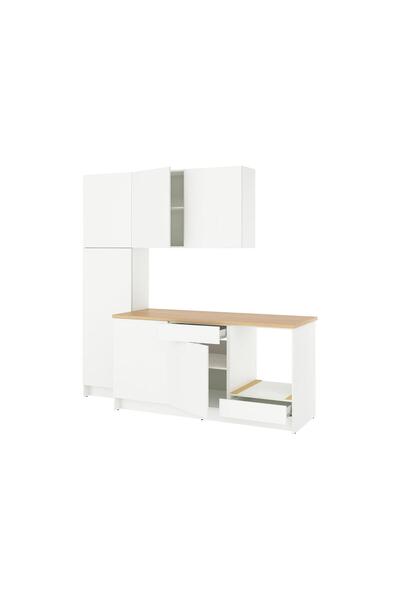 hobiurun Mutfak dolabı kombinasyonu, beyaz, 240x61x220 cm, Batarya dahil deği...