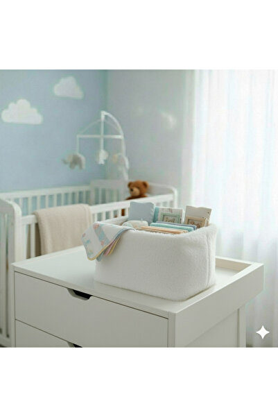 elma Ecru Color Feather Organizer