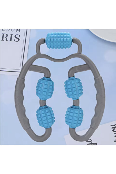 Generica أسطوانة الساق مدلك العضلات الاسترخاء الأزرق لتخفيف العضلات الدورة ال...