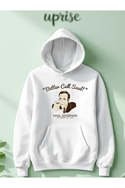 Vordevia Hanorac Better Call Saul cu imprimeu din bumbac cu 3 fire O supradim...
