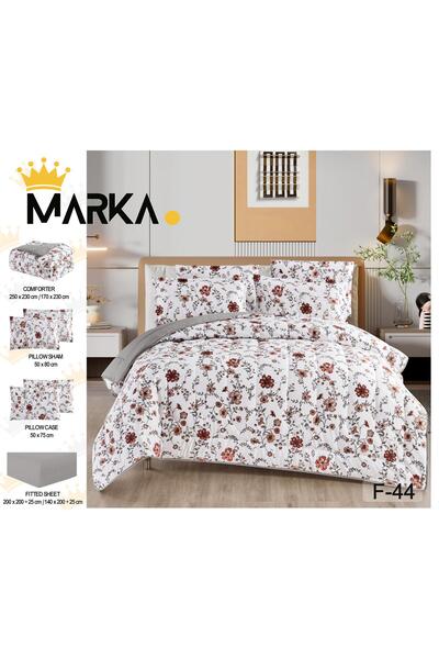 REDROSE COLOR Summer woodland double quilt, 6 pieces