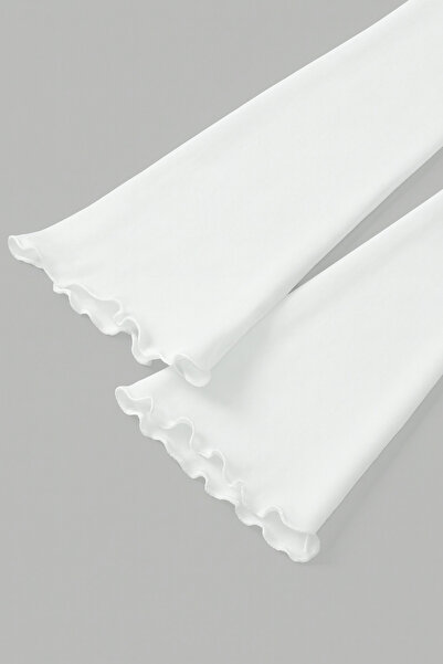 meren like your style Λευκή μπλούζα με στρογγυλή λαιμόκοψη και λεπτομέρεια ντραπέ, ισλαμική μπλούζα που ταιριάζει με το μανίκι της