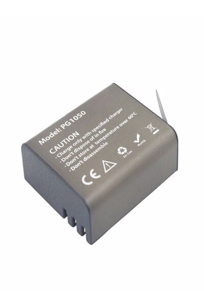 AteşTech Aksiyon Kamera Yedek Batarya - Eken Sjcam ve Benzer Modeller İçin Yedek Batarya 1050 Mah 3.885wh Pi