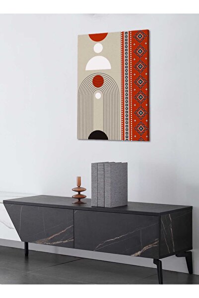 LOWHA لوحة فنية جدارية من القماش مشدودة على إطار خشبي بنمط مستوحى من الثقافة ...