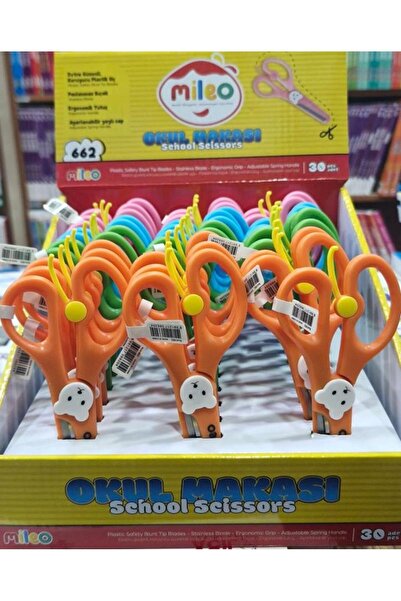 MILEO Children's Scissors 30-Piece Stand