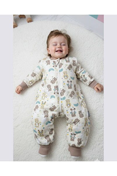 asliva Teddy Bear Patterned Baby Sleeping Bag 2.5 Tog (1-2-3-4-5-6 Years)