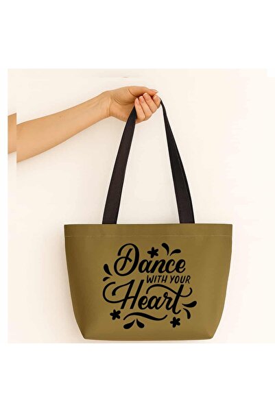 Ada Kostüm Tasarım حقيبة من الساتان غير اللامع بتصميم Dance With Your Heart