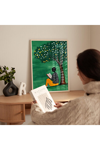 Tuba Decor Tablo dintr-o singură bucată cu rame din lemn pentru sufragerie, s...