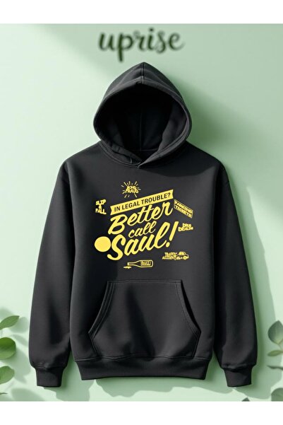 Vordevia Hanorac Better Call Saul cu imprimeu din bumbac cu 3 fire O supradim...