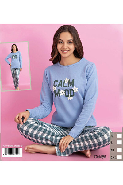 Star Fashion Pijama dama vatuita, bluza cu maneca lunga si pantaloni lungi, i...