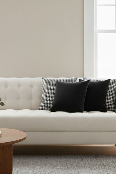 Soyoe Throw Pillow Cover Set of 4 Special Design Soft Textured Throw Pillow Gift